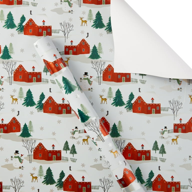 Custom Christmas Tree Sage Green Wrapping Paper Sheets