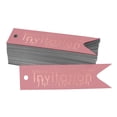 thumbnail image 1 of Inkdotpot Pack Of 50 Real Rose Gold Foil Paper Tags Invitation Party Favor Hang Tags, 1 of 6