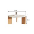 thumbnail image 1 of Mesas de centro simples nórdicas, mesita para café de sala de estar nórdica de lujo, mesa única minimalista, sofá ergonómico, muebles de Patio Tisch, 1 of 4