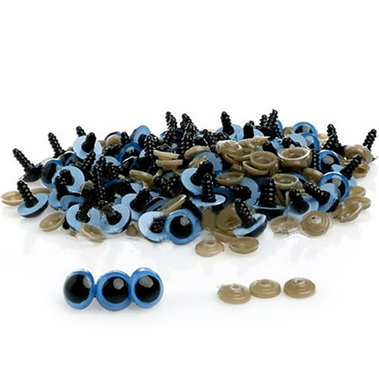 90pcs Plastique Sécurité Yeux Poupée Animal Safety Eyes pour Amigurumi  Crochet Toy Eyes avec rondelles 16 mm, 18 mm, 20 mm, pour poupée artisanale  marionnette peluche ours stuf