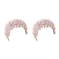 thumbnail image 1 of Qarigey Gorro de dormir para mujer, suministros de capas, gorros para el pelo de ducha altos impermeables, funda para cabeza de niña multicolor a prueba Cuero Rosa 2piezas Qarigey CBP389488, 1 of 5