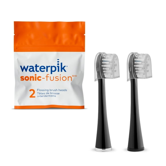 Cabezales de cepillo de repuesto Waterpik Sonic-Fusion SFRB-2EB de 2 unidades