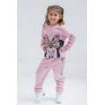 thumbnail image 2 of Disney Minnie Mouse Little Girls Fleece Sweatshirt and Jogger Pants Little Kid to Big Kid, 2 of 5