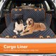 thumbnail image 2 of Funda de asiento de coche para perros para mascotas, 100 % impermeable, 600 D, resistente, a prueba de arañazos, antideslizante, duradera, suave, para asientos traseros de coches, camiones, 2 of 5