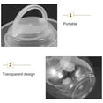 thumbnail image 3 of Clear Pickle Jar Fermentation Jar with Lids PET Pickle Jar Storage Container Chinese Pickle Jar with Water Seal Lid for Sauerkraut Canning Fermentation, 3 of 6