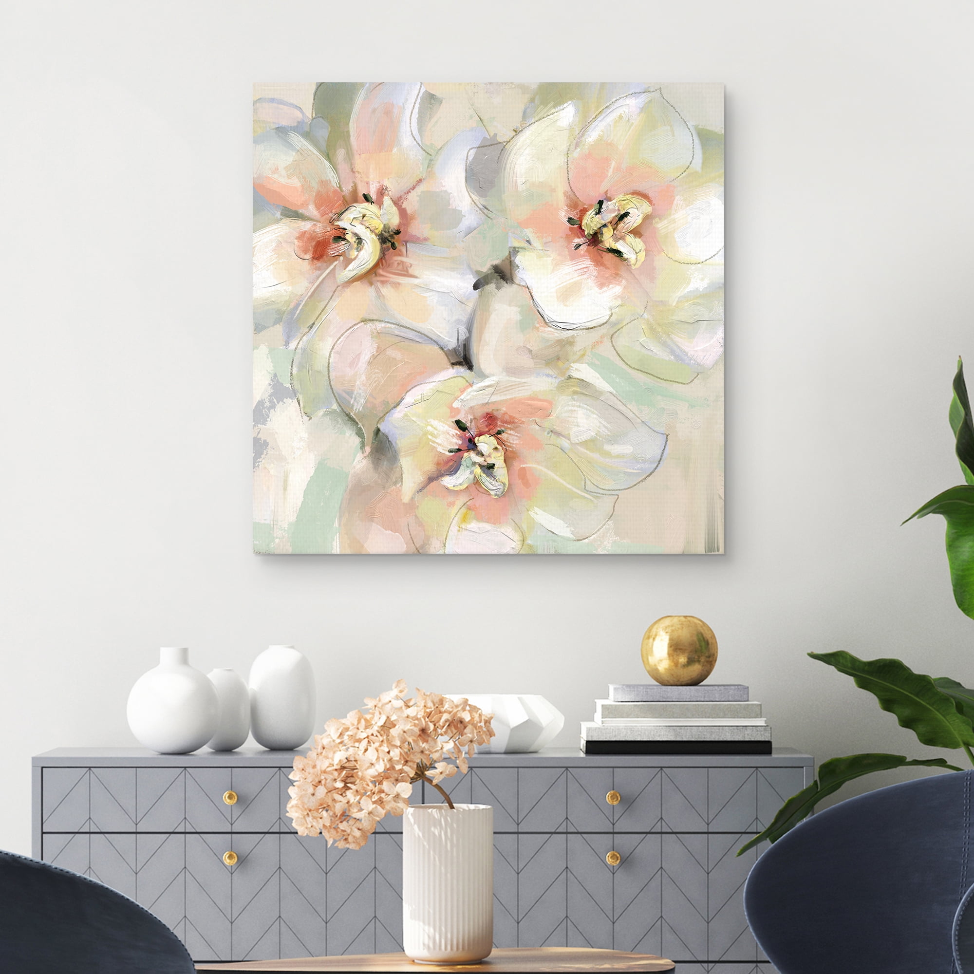 Dans Le Jardin II by Studio Arts Canvas Art Print