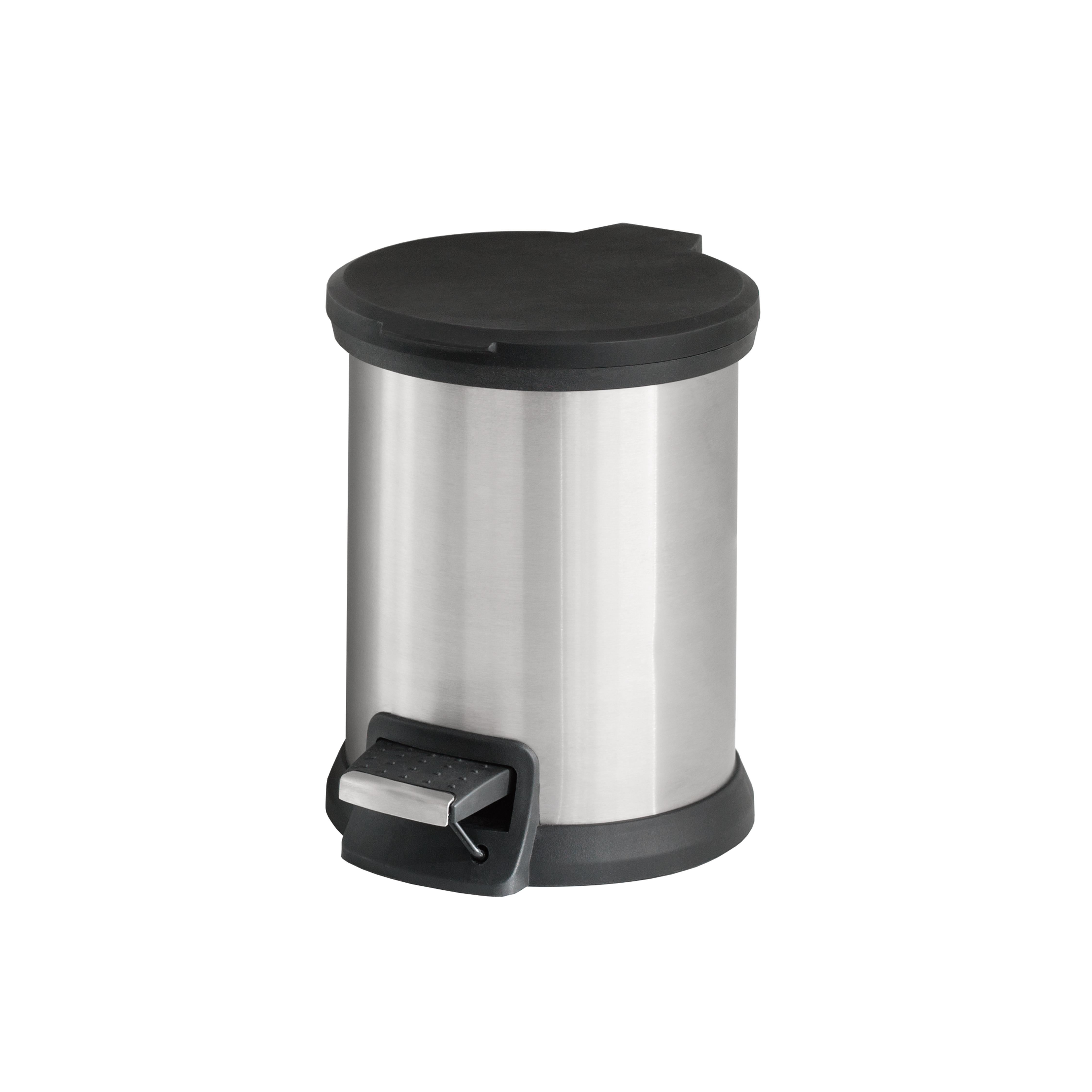 Mainstays 3-Piece Stainless Steel 1.3 and 8 gal Kitchen Garbage Can Combo - image 3 of 7