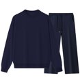 thumbnail image 6 of Ceisia Men's Loose Fit Crew Neck Sweatshirt & Wide-Leg Pants Set - Warm Stretch Casual Two-Piece Tracksuit Gifts, 6 of 6