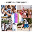 thumbnail image 6 of Honeii Rainbow Scales2 print basktball shirt for men and women, Unisex basketball jersey for Theme party-3X-Large, 6 of 6