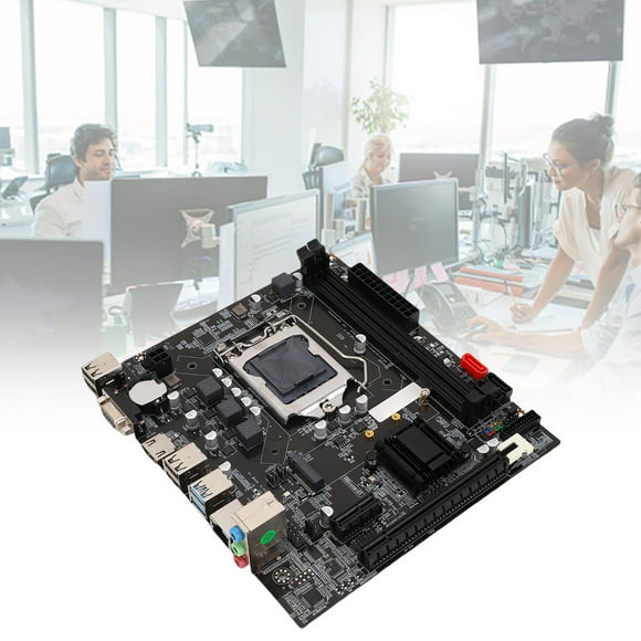 B75 PC Motherboard, Computer Motherboard M.2 Interface Dual Channel DDR3 Memory for LGA 1155 for Core I3 I5 I7