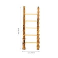 thumbnail image 5 of Bamboo Ladder Sushi Plate Decor Simulation Bamboo Ladder for Sashimi Cold Dish Decor 1 Set, 5 of 6