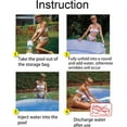 thumbnail image 4 of Kiddie Pool Foldable Non-Inflatable Hard Plastic for Kids, Toddlers, Adults, Dogs 5FT, 4 of 14