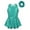 Lake Green, variant on Alvivi Girls Sequin Dance Dress Sleeveless Skirted Leotard with Hair Tie Hip Hop Jazz Dance Performance Costume Black 8