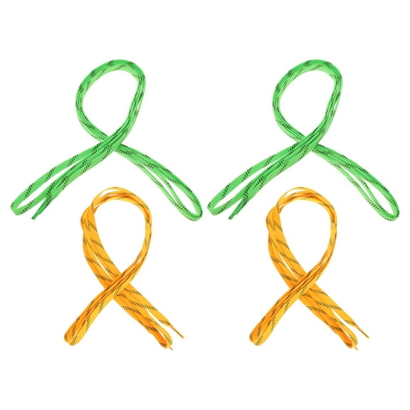 WEUVEB Heavy Duty Hockey Laces Assorted Color Comfortable and Reliable 4Pcs