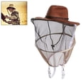thumbnail image 1 of Full Face Beekeeping Veil, Bee Hat Stable Diameter 38cm  for Farm, 1 of 8