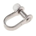 thumbnail image 3 of 304 Stainless Steel Slotted Pin Dee Shackle for Marine/Sailing/Boat/Ship 5mm, 3 of 7
