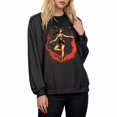 thumbnail image 2 of Towmus Womens' Oversized Halloween Sweatshirt Casual Loose Knit Long Sleeve Tops Shirt Casual Pullover Top, 2 of 3