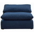 thumbnail image 3 of Sunset Trading Cloud Puff 7-Piece Fabric Slipcovered Modular Sectional in Navy, 3 of 7