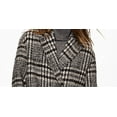 thumbnail image 4 of Mango Women's Checked Tweed Coat Black Size M, 4 of 4