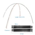 thumbnail image 1 of Fiberglass Camping Tent Pole Bars Outdoor Support Rods Awning Frames Kit 4.9M, 1 of 10