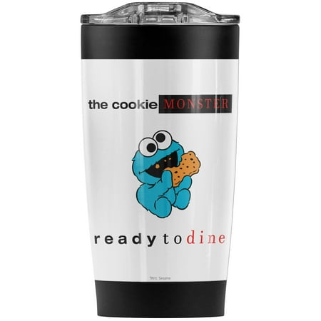 

Sesame Street/Ready To Dine Stainless Steel Tumbler 20 oz Coffee Travel Mug/Cup Vacuum Insulated & Double Wall with Leakproof Sliding Lid | Great for Hot Drinks and Cold Beverages