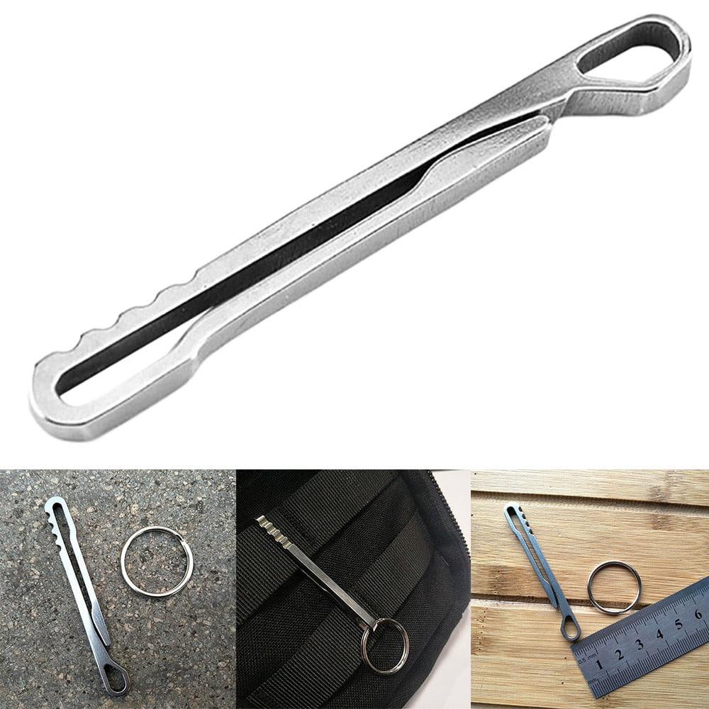 Alloy Titanium Carabiner KeyChain Hook Clip Outdoor Camping