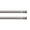 Graphite Set of 2, variant on Adjustable Tension Rods 24-31 Inches - No Tools Needed - Perfect for Lightweight Voile Curtains, Rubber Tips for Secure Fit - Easy Installation for Home Use - Graphite, Set of 2