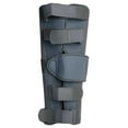 thumbnail image 2 of Wonder Care Knee Immobilizer Brace for Knee support for dislocation injuries ligament tear wraparound knee stabilizer splint for men & women (19” long) Grey-4XL, 2 of 6