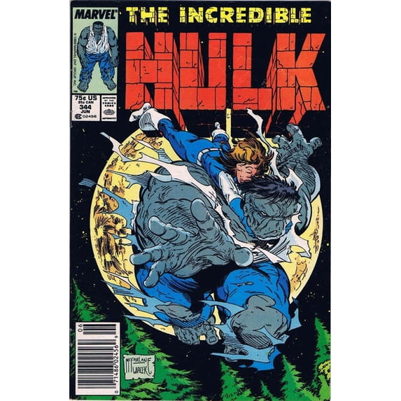 Incredible Hulk, The #344 (Newsstand) VF ; Marvel Comic Book