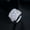 White, variant on Silver Plated Green Cubic Zircon Stone Bridal Cocktail Wedding Band Square Ring