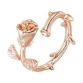 thumbnail image 3 of Xihbxyly Anillo de Rosa, Elegante Joya de Aleación, Elegante Accesorio de Moda, Encantador Diseño Abierto, Perfecto para Fiestas, Uso Diario y Ocasiones Especiales, Regalo para Ella, Producto de Nuev, 3 of 7