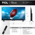 thumbnail image 5 of Televisor Smart TV TCL QLED 4K Ultra HD sin Bisel Reacondicionado, 5 of 5