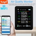 thumbnail image 2 of Medidor portátil de calidad del aire Tuya Wifi 7 en 1 PM2.5 CO2 TVOC, 2 of 8