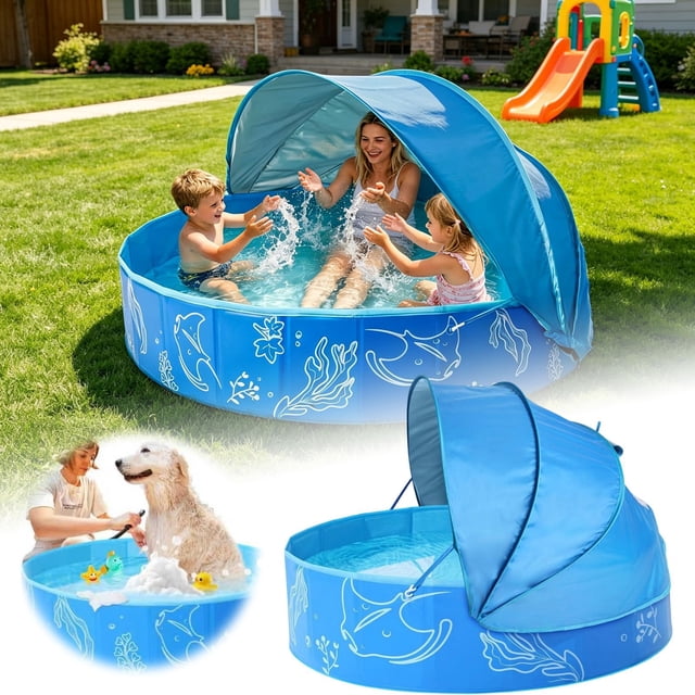 Outdor Inflatable Swimming Pool Support For Kids Outdoor Summer Water Play Activity With Easy Setup And Construction