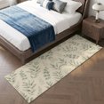 thumbnail image 4 of Hallway Runner Rug 2'x6', Eucalyptus Leaves Kitchen Runner Rugs Non-Slip Carpet Mats, Vintage Farmhouse Botanical Leaf Branches Bedside Rugs Runners Washable Floor Carpet for Bathroom Laundry Room, 4 of 8