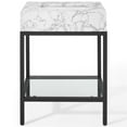thumbnail image 6 of Modway Kingsley 26" Modern Artificial Marble Bathroom Vanity in Black/White, 6 of 10