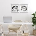 thumbnail image 2 of Stupell Industries Gamer Words with Modern Pixels 2 Piece White Framed Giclee Art Set, design by Kim Allen, 2 of 8