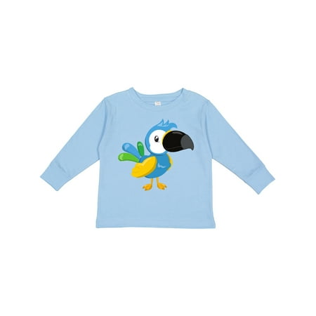 

Inktastic Colorful Parrot Tropical Parrot Cute Parrot Gift Toddler Boy or Toddler Girl Long Sleeve T-Shirt