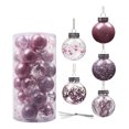 thumbnail image 1 of Toystoory Paquete de 30 bolas de Navidad, colgante decorativo de Navidad reutilizable para fiestas, bodas, cumpleaños, fotografía, patio, decoración del Kits de decoración para fiestas Rosa Rosa Toystoory HA065288-07B, 1 of 6