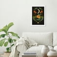 thumbnail image 2 of Wynwood Studio Prints Flourishing Moon Floral and Botanical Florals Wall Art Canvas Print Black 13x19, 2 of 3