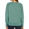 thumbnail image 2 of GAP Women's Long Sleeve Henley French Terry Sweatshirt (Sagebrush Green, XS), 2 of 4
