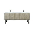 thumbnail image 3 of Lancy 80 in W Rustic Acacia Double Bath Vanity, Cultured Marble Top and Faucet Set, 3 of 10