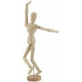 thumbnail image 5 of 4 PCS 8 Inch Artist Wooden Manikin Jointed, Posable Art Figure Model, Human Figure Puppet Model, Flexible Wooden Drawing Mannequin for Decoration, Sketching, Painting$$Art & Craft, 5 of 6