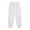 White, variant on Mens Jogger Athletic Pants Casual Drawstring Comfortable Lightweight Relaxed Fit Workout Beige Pant