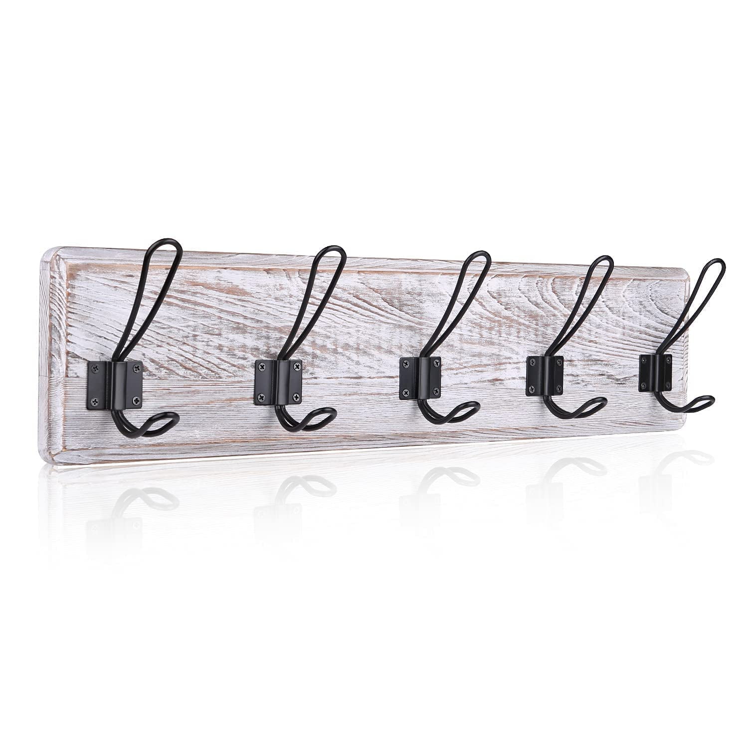 YIHATA Coat Hooks for Wall, 24" Wall Coat Rack with 10 Hooks Wall