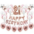 thumbnail image 7 of Happy Birthday Number Star Balloons Confettis Set Home Restaurant Party Decor, 7 of 7