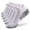 White, variant on Nebublu Skid-resistant Ankle Socks - Thick Knit Winter Socks for Fitness and