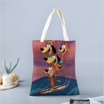 thumbnail image 2 of Augie Doggie and Doggie Daddy Bolso de tela con estampado de lienzo para mujer, bolsa de compras reutilizable y estética, con cremallera interior, regalo para mujer, 35 × 40 cm., 2 of 6