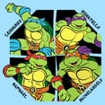 thumbnail image 2 of Men's Teenage Mutant Ninja Turtles Geometric Portraits Graphic Tee Light Blue Small, 2 of 4