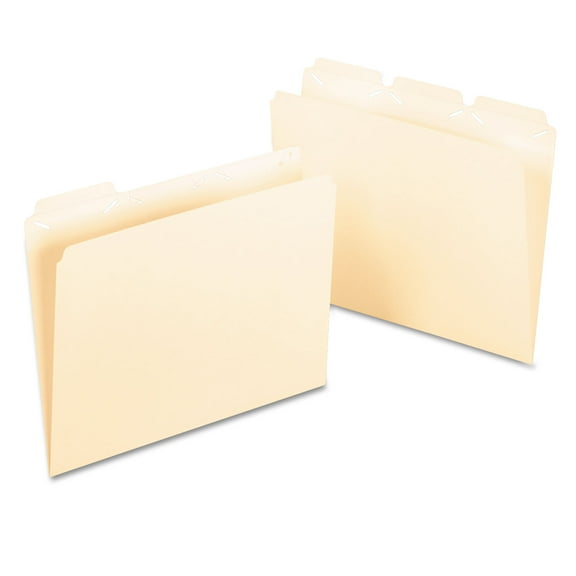 Pendaflex Ready-Tab File Folders 1/3 Cut Top Tab Letter Manila 50/Pack 42336
